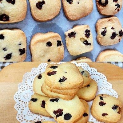 大人小孩都爱吃的??无需打发的蔓越莓饼干,学起来