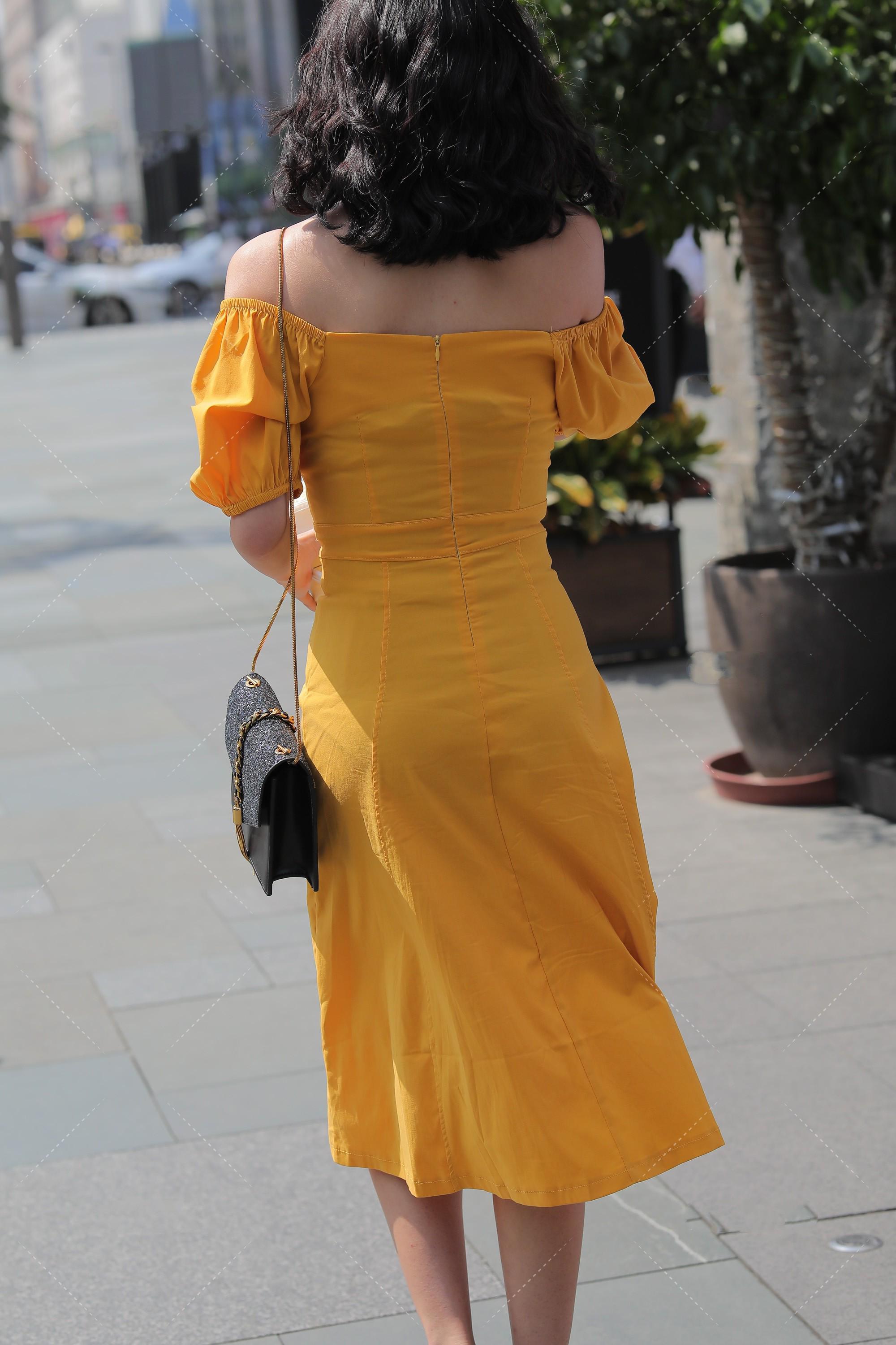 可爱|浅色一字肩连衣裙, 俏皮可爱又不失高雅, 难怪这么多女孩喜欢