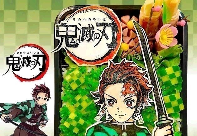 我妻善逸|《鬼灭之刃》便当你见过吗完美还原人物形象,精美到不敢吃