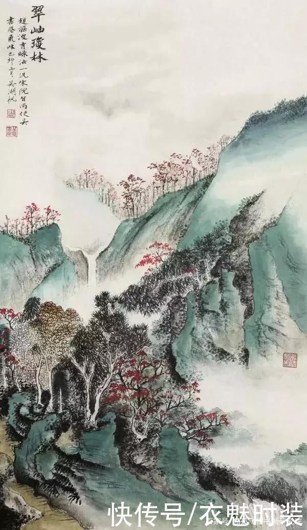 山水画|张大千曾经高度完美,傅雷却对他的山水持贬低之态,究竟为何