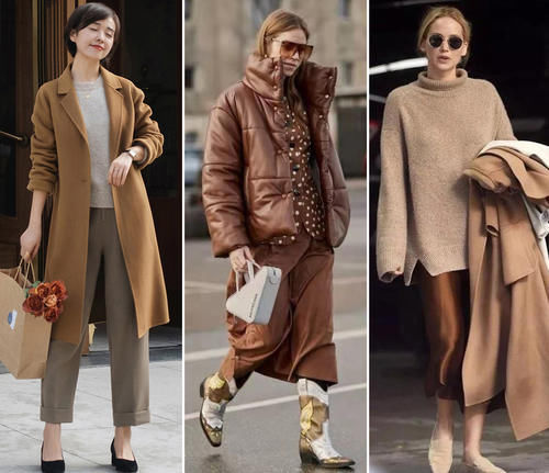 为什么女人冬天无法拒绝“焦糖色”，看看这些搭配示范吧，太美了！