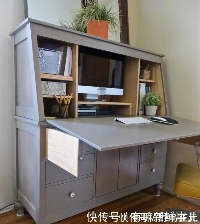 柜子|头一次见有人家把书房这样装,太聪明了,看完我想回家拆柜子了!