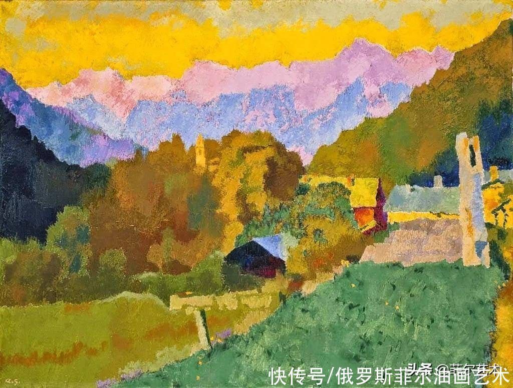 艺术学院|瑞士色彩大师、抽象艺术先驱 奥古斯托·贾科梅蒂油画作品欣赏