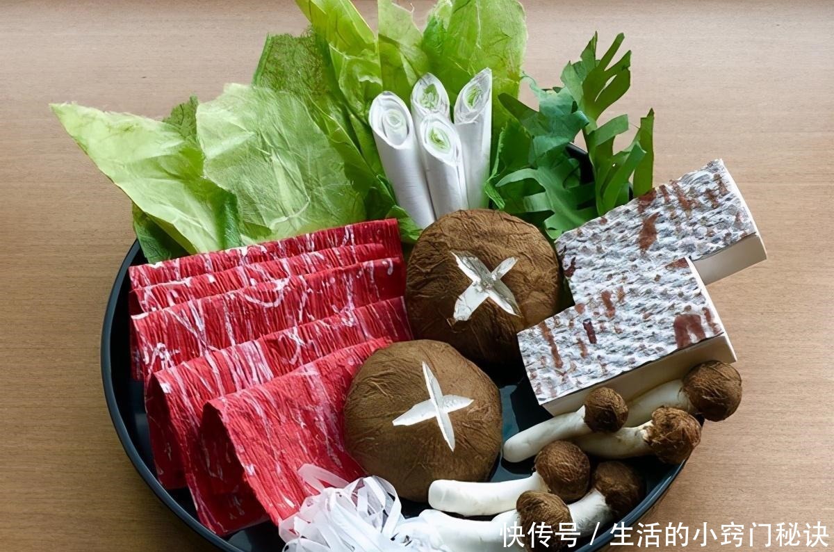 牛肉|难以置信的是,这些食物居然全是用“纸”做的,你能看出破绽吗