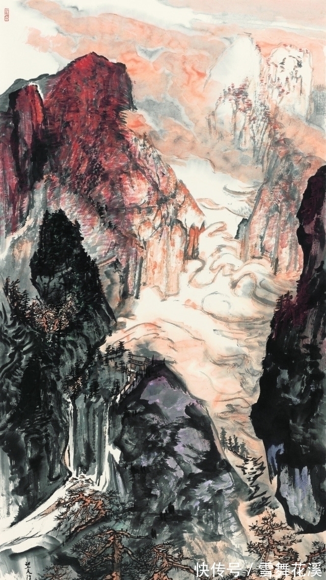 昏晓!用水墨为泰山存照立传——评著名画家刘罡泰山主题系列山水画