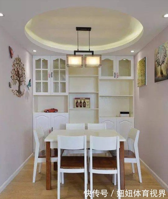 餐边柜|乔迁88平新居，忍不住晒晒，餐厅设计太漂亮了，儿童房飘窗超实用
