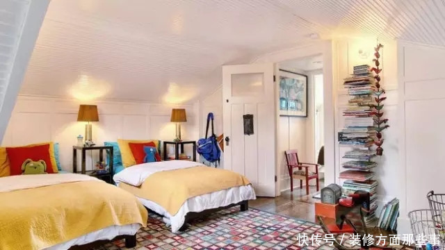 二居室|90平混搭风二居室,客厅居然以纵横的梁木形成随意自由的空间感