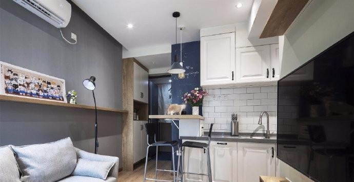 鞋柜|33平米超小户型,巴掌大的地方,厨房、客厅、卧室啥都有