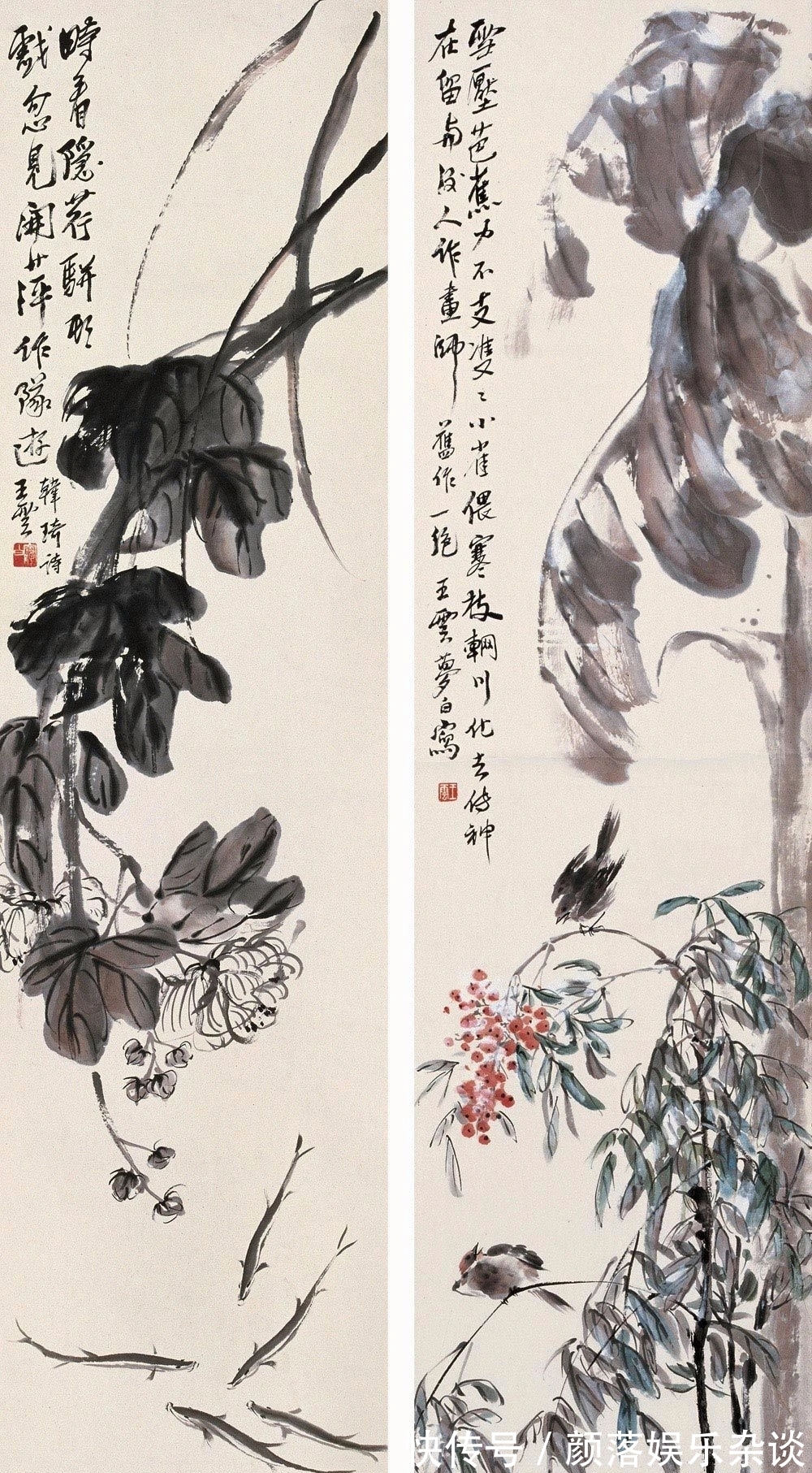 花鸟画|读王梦白作品有感,一位从草根走向艺术殿堂的名家