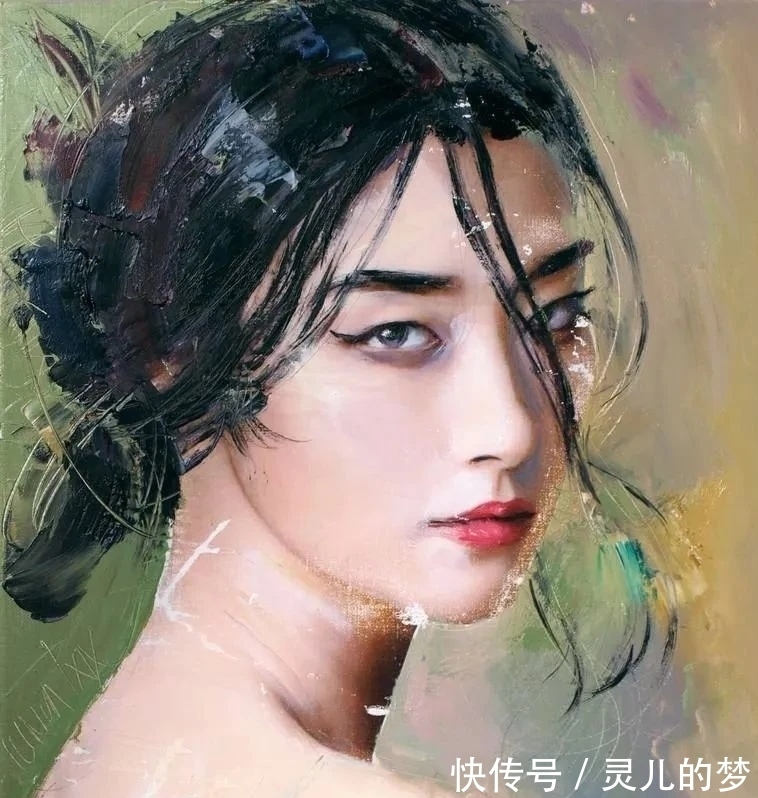时尚杂志@他用恣意洒脱的笔触,画出的女子顾盼生姿