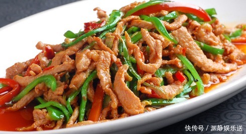  家常菜|肉丝滑嫩，青椒爽口，百吃不厌得家常菜，孩子最爱吃了呢