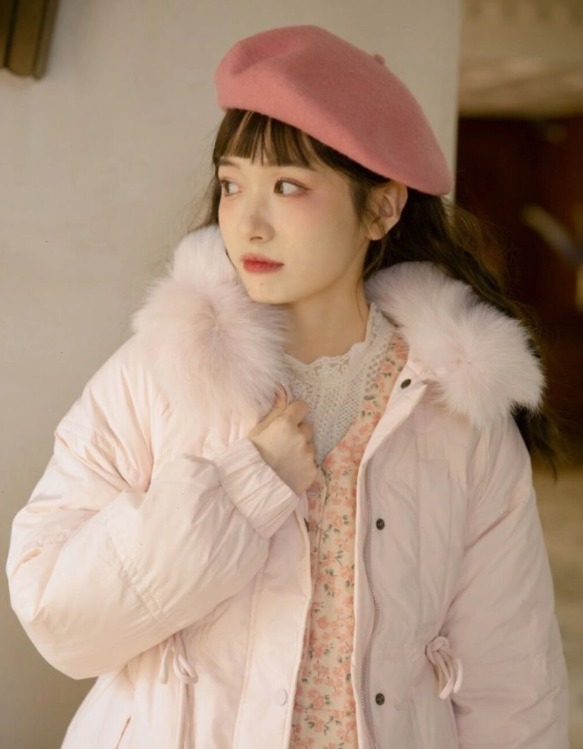 减龄|羽绒服就要穿“奶油色系”,温柔可爱还减龄,让人一秒沦陷