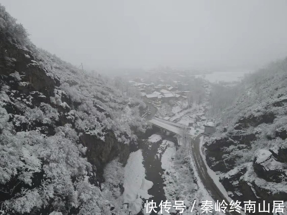 赏雪|秦岭哪些峪口可以进去赏雪？无人机航拍水墨画般终南雪景，还看到了野山羊和野猪