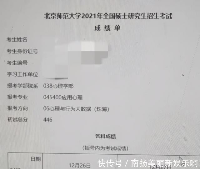 今年考研初试成绩出炉，查完分数心情还很美丽，下午就“皱眉”了