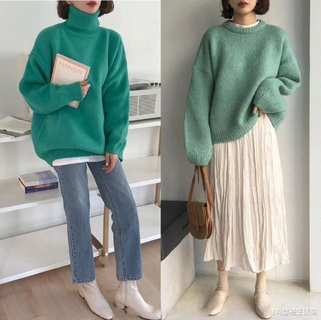 小姐姐|女人别不舍得打扮自己,18套简单实用的毛衣穿搭,太适合普通人了