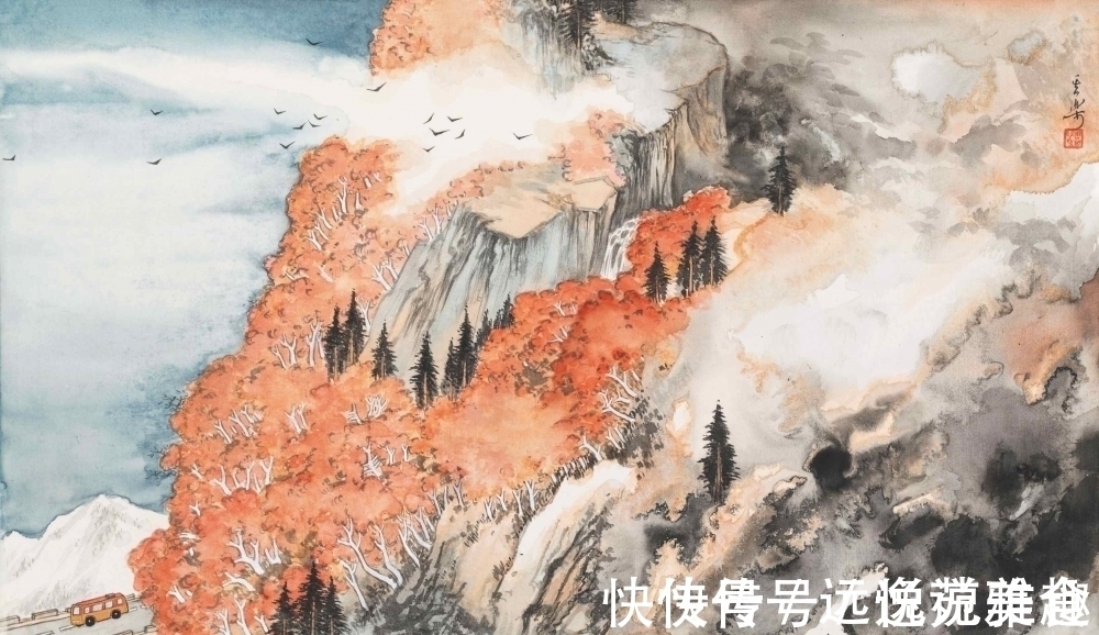 中国国画家协会&【画作欣赏】走进温暖,与美好同行!画家周其乐作品欣赏