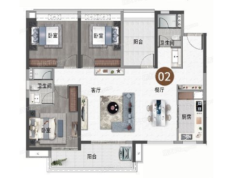 睡眠质量|美式风格三居室装修攻略，124平米的房子这样装才阔气