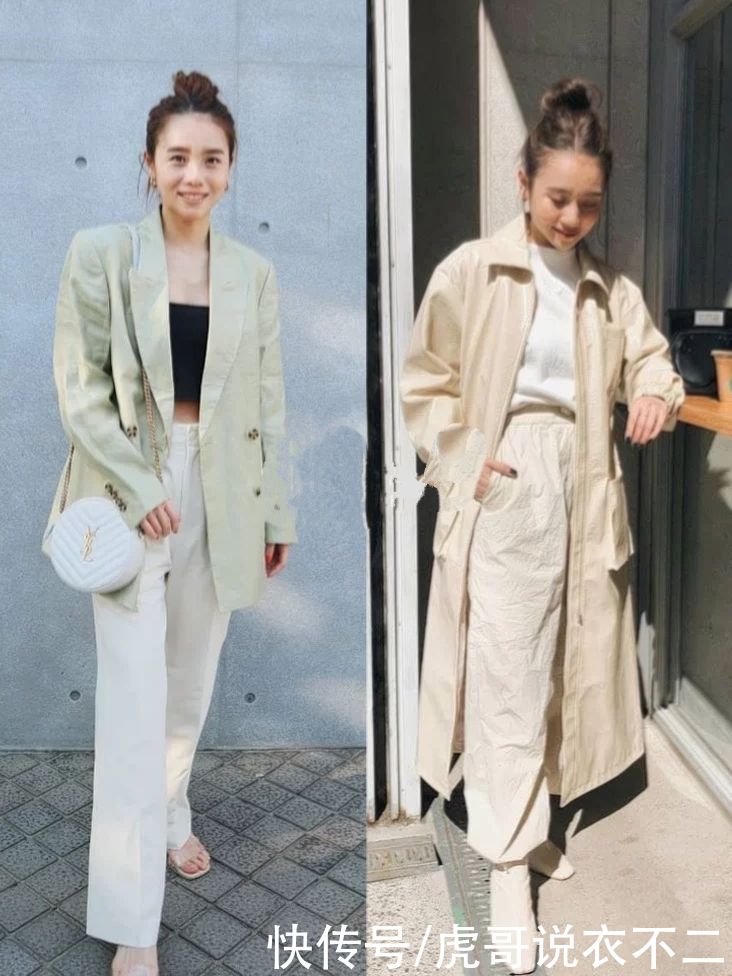  用高腰裤|155小个子日本博主好会穿，优雅轻熟又耐看，太值得借鉴了