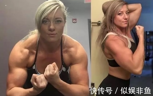 肌肉|从“杀马特”到健身悍女,肌肉线条吓跑学员,网友:不服不行