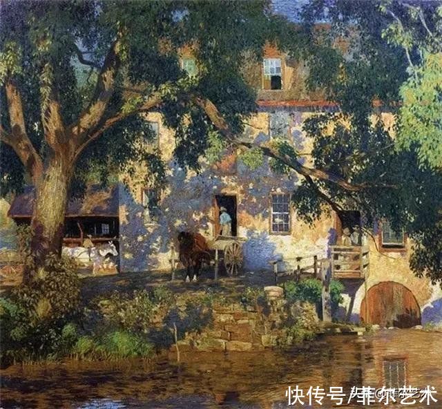 美国|大气、自然、漂亮~美国印象派画家丹尼尔·加伯风景油画作品欣赏