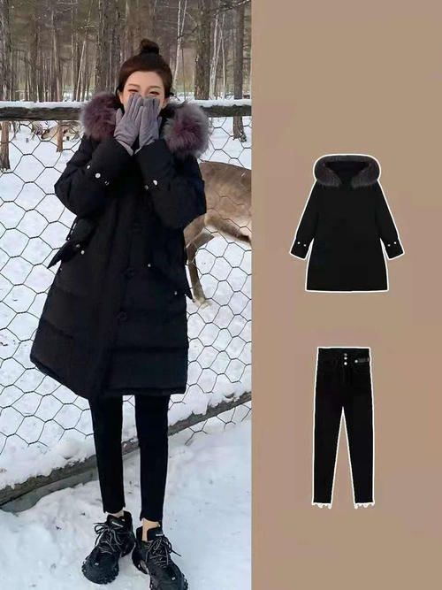  敏感|对色彩不够敏感担心出街尴尬，羽绒服一黑到底，给你温度与风度