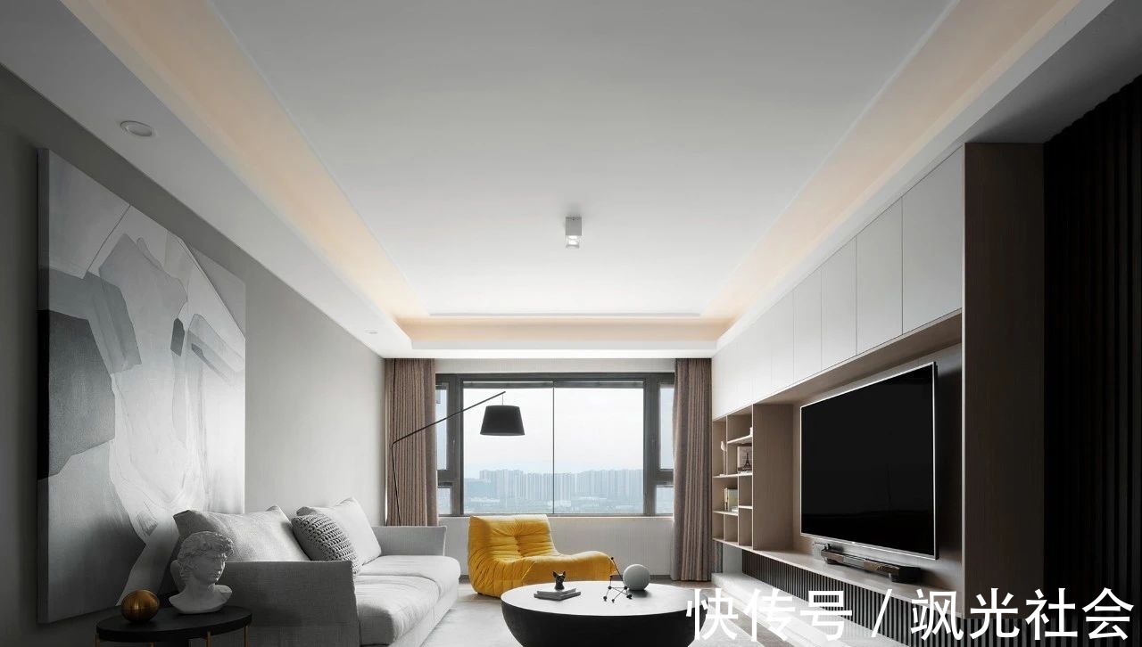 风格|现实的平衡取舍,才是生活之道!143平现代风格设计欣赏!