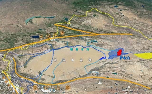 青藏高原5000米，塔里木盆地仅1000米，为啥塔里木河成了黄河源？