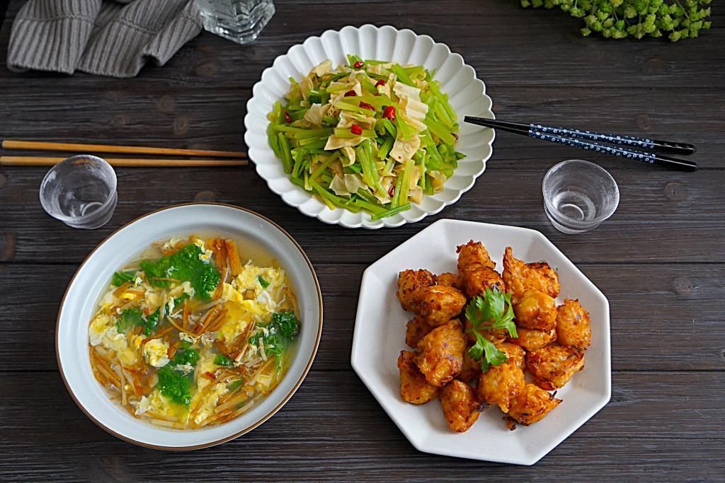 菜一汤|宅在家,午餐做了两菜一汤,好吃得停不下来,婆婆:会过日子