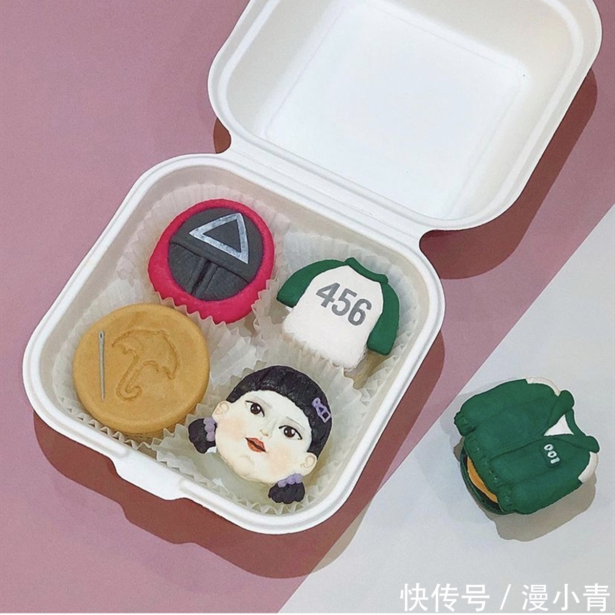 二次元|马卡龙也可以做成动漫的造型,如此可爱的模样,你舍得把它吃掉吗