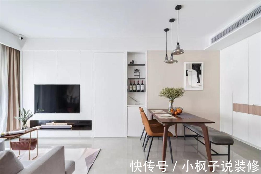 主卧|76㎡北欧风两室一厅,全屋装修清新明亮又通透,真的太漂亮了