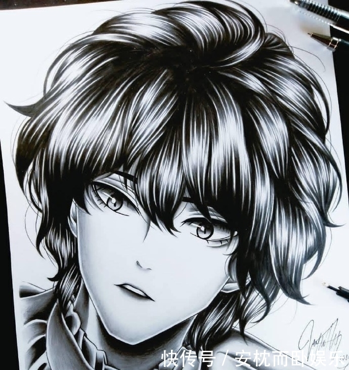 画师笔下的作品,虎子这张过分帅气了!