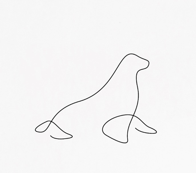 斯特凡妮@不管画什么,他只画一笔,多画一笔都算是输