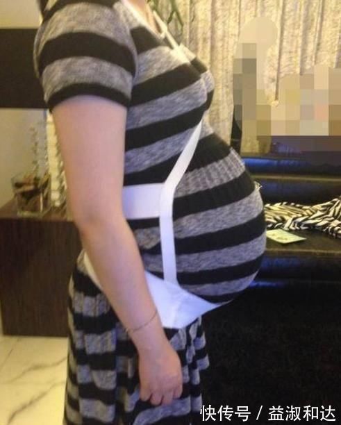 托腹带|有一种孕肚,不仅入盆有点困难,孕晚期还需要托腹带,希望你没中