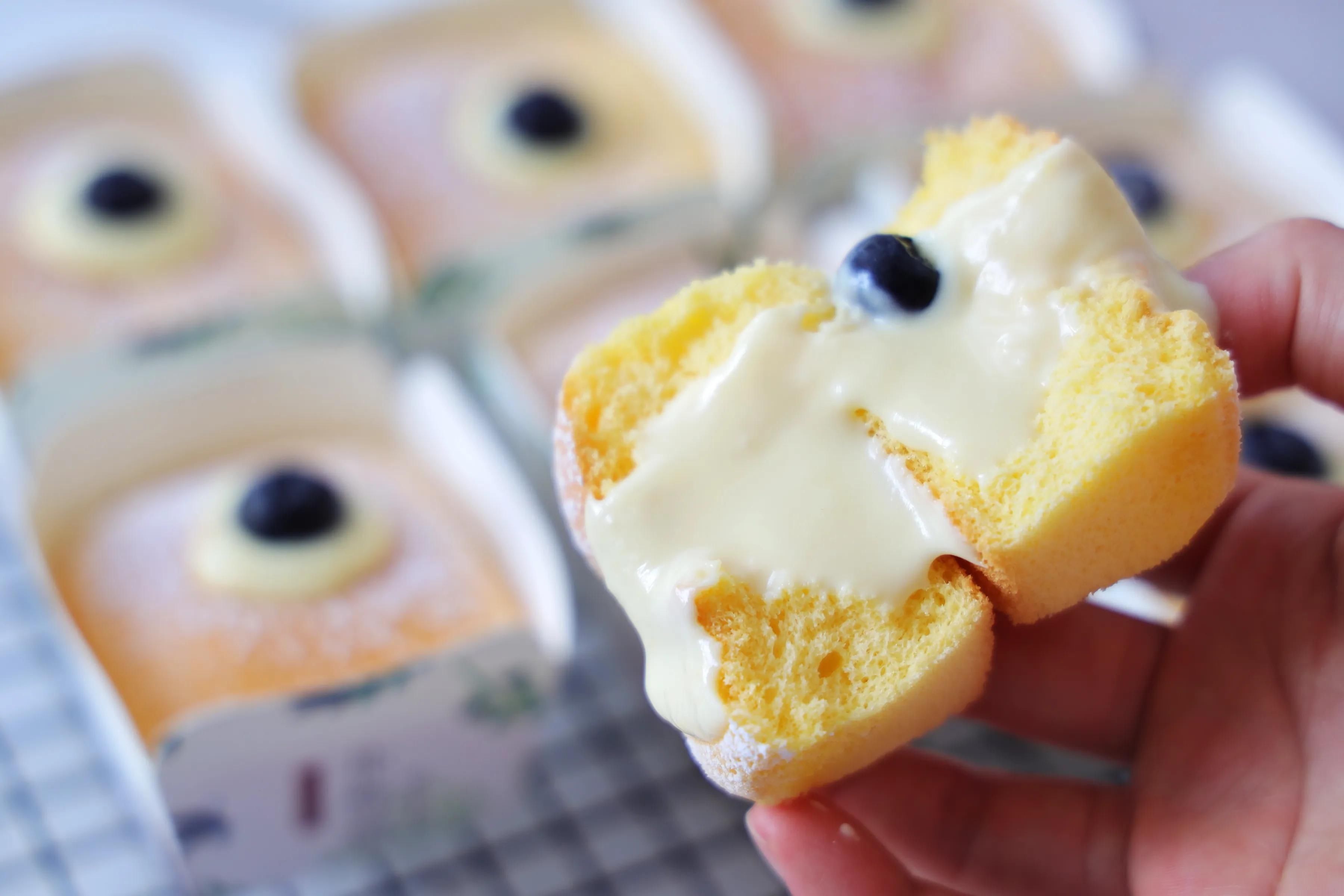 低粉|成本2块钱的北海道戚风蛋糕，教你在家做，松软爆浆，热天吃超赞