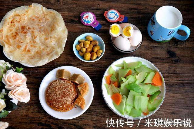烙馍|晒一晒四口人的9天家常早餐，网友：有个勤快的妈妈就是不一样