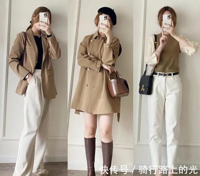 丝巾 今秋“高级棕”怎么穿不单调这些搭配示范,每一套都气质又日常