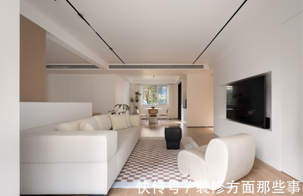 客厅|140㎡超高颜值开放式客厅+书房,美如画!不看会后悔系列~