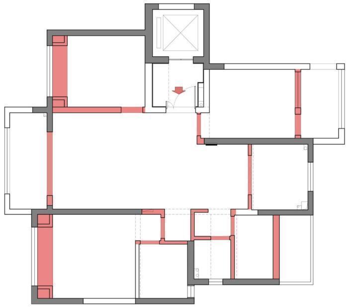 卫生间|看了她家,才知道灯光设计有多强大,哪怕刷大白,也超有氛围感