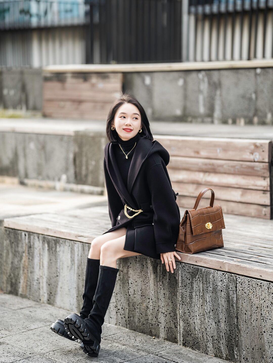 小蛮腰 这些“大衣”穿搭才叫高级,精致干练又有气场,每一套都可照着穿