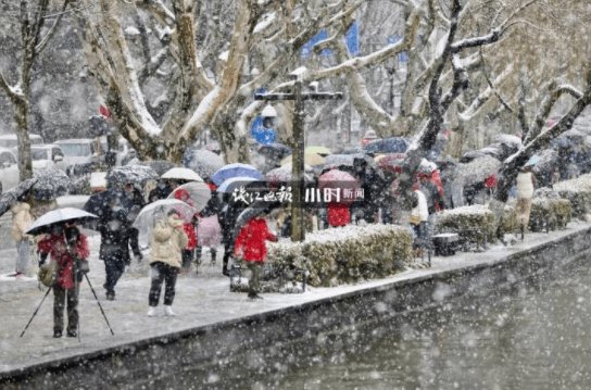 新闻记者|今天杭州人刷屏的“鹅毛大雪”，只是小到中雪？并非十年未见？真相来了