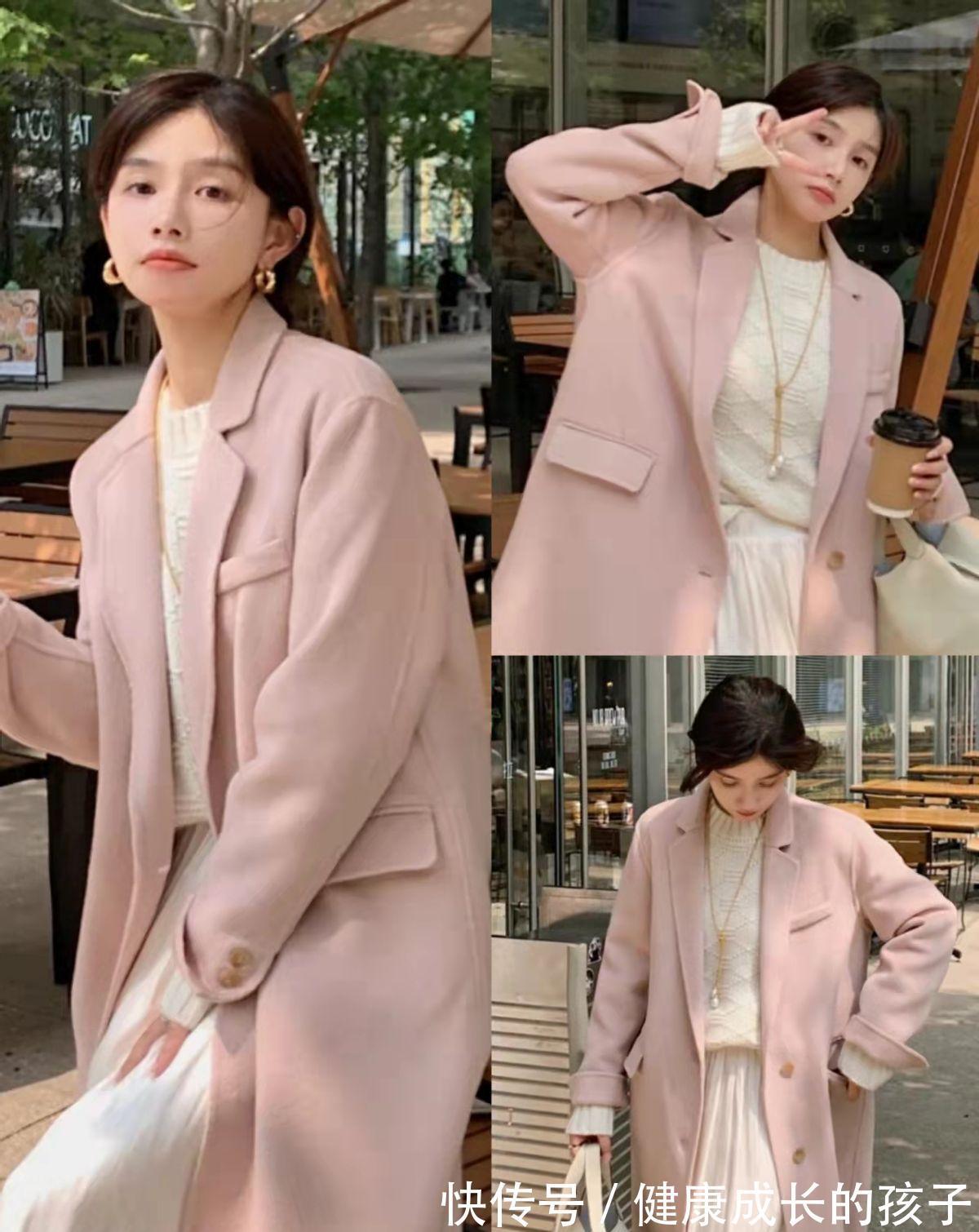 气质 冬季别总是穿深色大衣了,试试这3种“气质”搭配,温柔还舒适