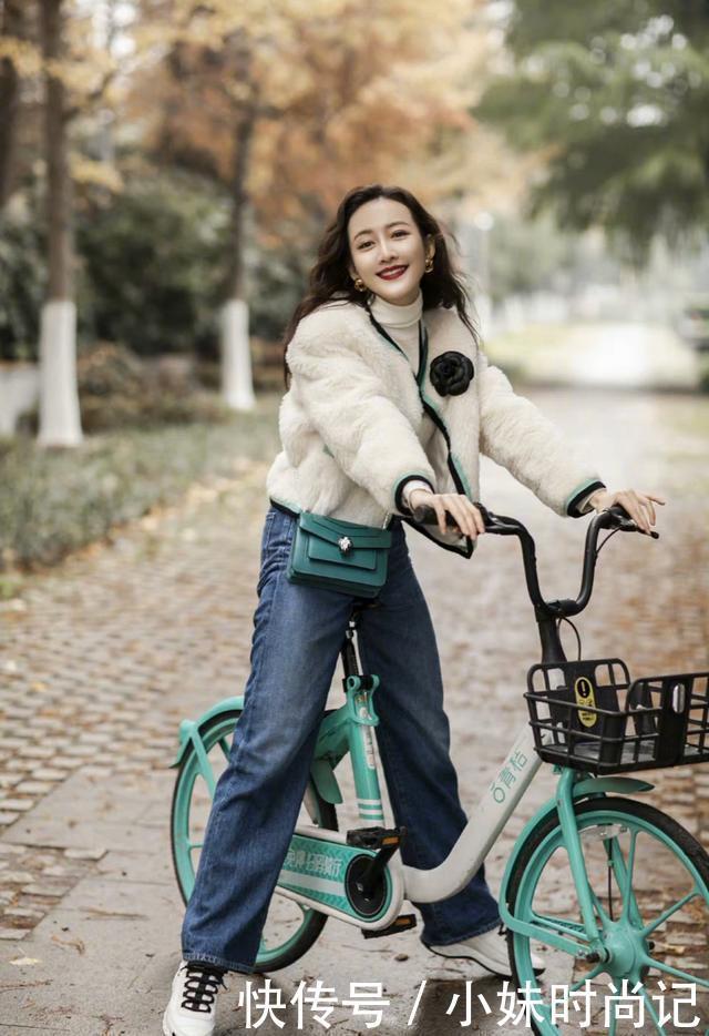 与流量小花不同, 王鸥美得明艳又大气, 38岁身材状态双在线