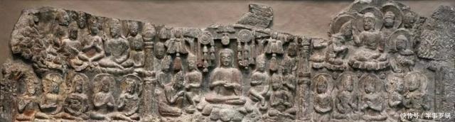 浮雕|南响堂山石窟北齐大型浮雕《极乐世界变相图》