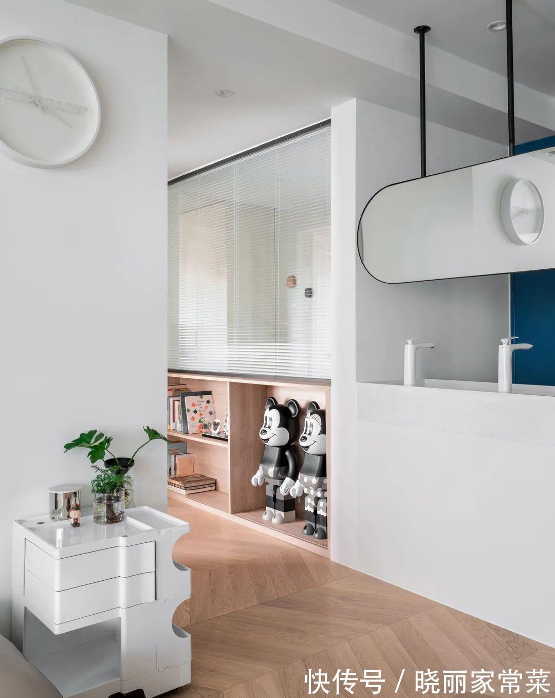 通顶柜|73㎡简约风小户型,餐厅设计在阳台,太有情调了!爱了爱了