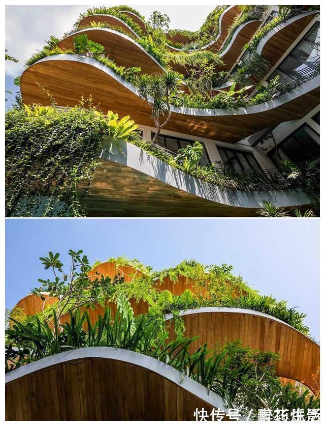 泳池|未来城市的套房住宅，每一户都带有花园，推开门就是自家院子
