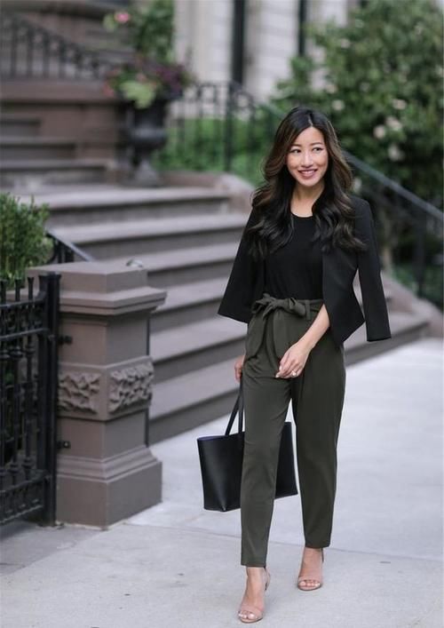 152cm的华裔博主，最接地气的“显高穿搭”，小个子女生真该学学