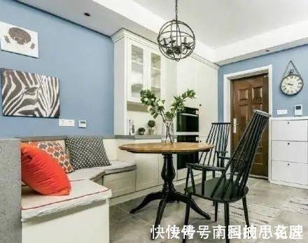 矮墙|还在抱怨你家小户型餐厅不够坐?好多人都装餐厅卡座了,美观实用
