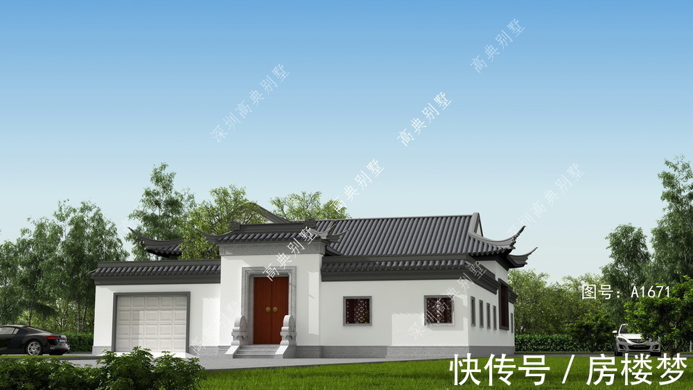 别墅|这款中式风格别墅,外观耐看大方,经得起时间的考验。