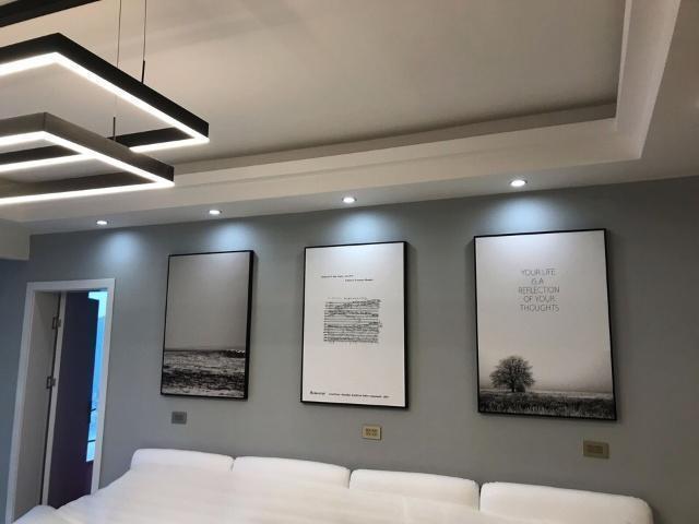 装饰画|终于装修完工,打扫干净太漂亮了,电视墙特别抢眼,忍不住晒晒