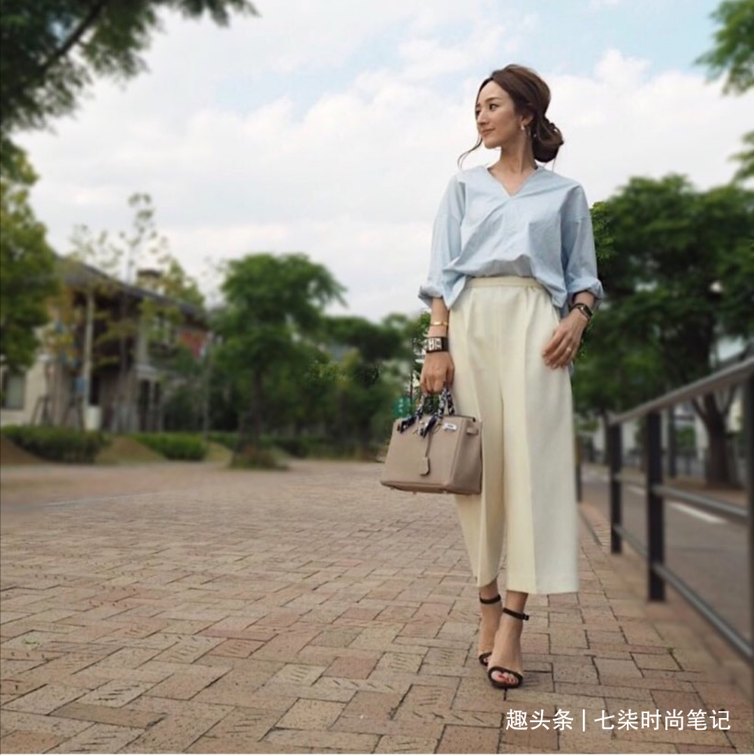 小个子 身高仅156cm,这位小个子辣妈的显高穿搭术,实用又时髦